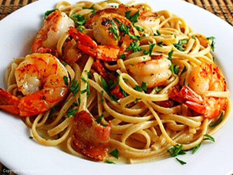 Spaghetti me Karkaleca