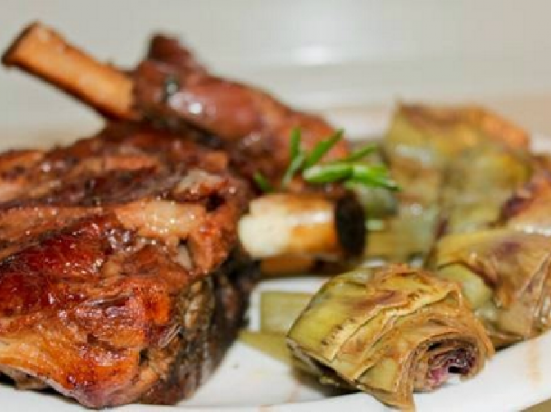 Mish qengji me qepe te njoma 