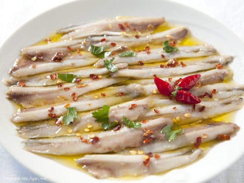 Acuge dhe karkaleca te marinuara