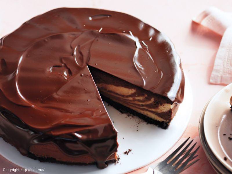 Cheesecake me cokollate dhe kikirika