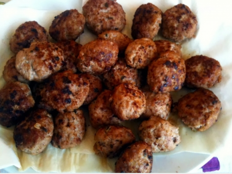 Qofte me arra dhe mish