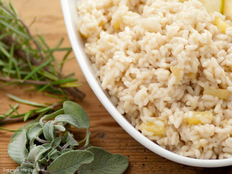 Rizoto me Molle dhe Proshute i tymosur